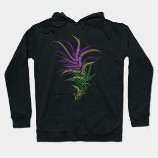 Ostrich Feather Mardi Gras Hoodie